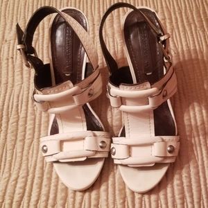 BCB Maxazria Cream Sandals
